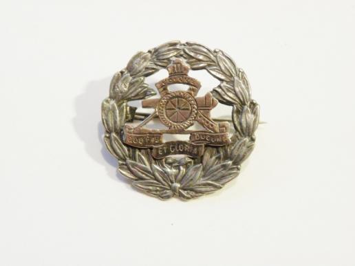 Beautiful WW1 Silver and Rose Gold Sweetheart Brooch – Royal Artillery