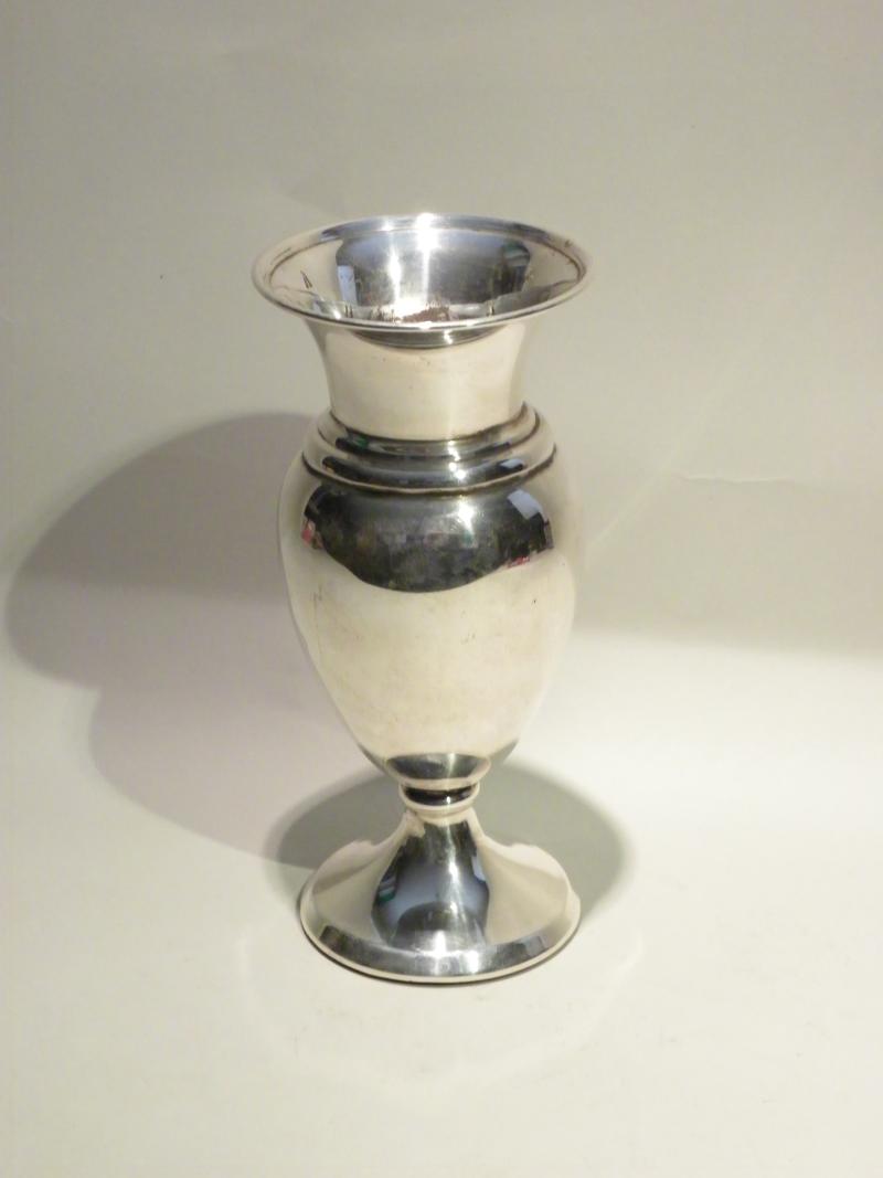 Vintage Hallmarked Silver Flower Vase