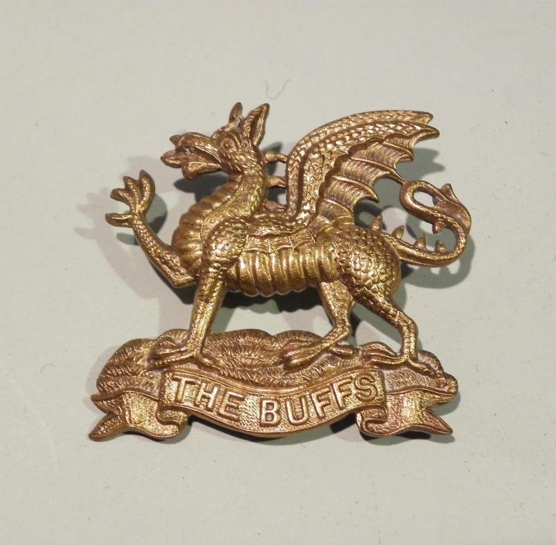 East Kent Regiment (the Buffs) Officers Cap Badge