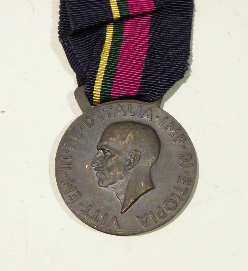 Pre WW2 Italy Ethiopian War Medal 1935