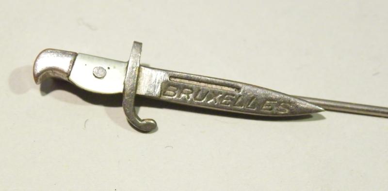WW1 Era Miniature Bruxelles Bayonet Stick Pin