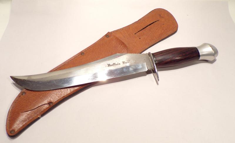 Vintage Buffalo Hunter Bowie Knife.