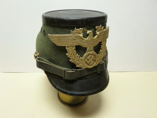 WW2 Issue Felt Nazi Police Shako.