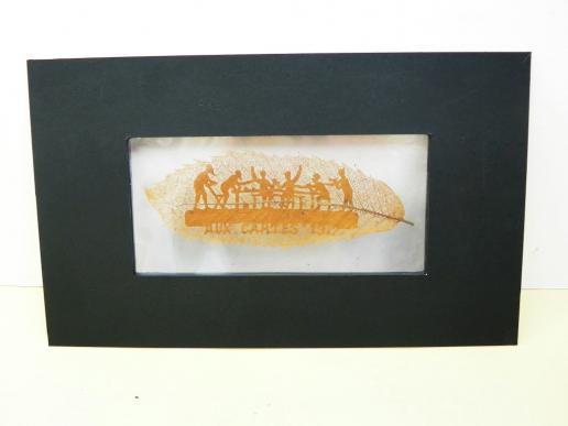 Amazing WW1 Trench Art Silhouette ‘Cards’