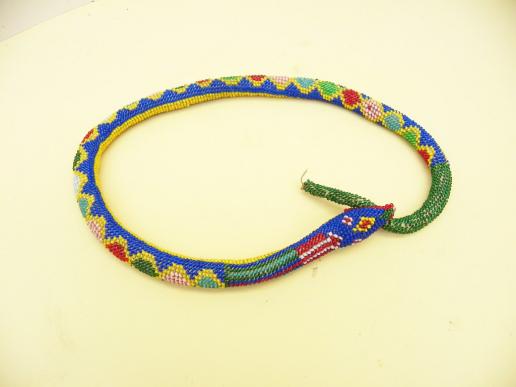 WW1 Turkish Prisoner of War Beadwork Snake.