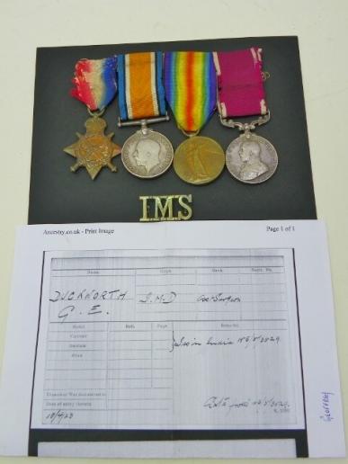 Rare WW1 Group to an Assistant Surgeon.
