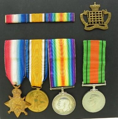 Rare WW1 & WW2 Medal Group to Gloucestershire Yeomanry.