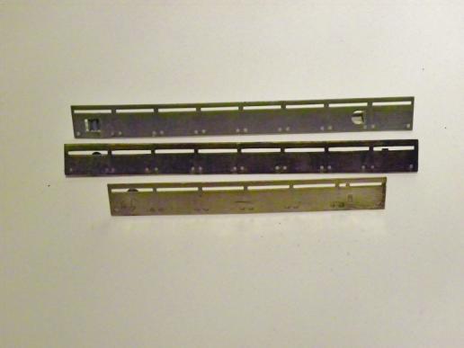 3 x Miniature Medal Mounting Bars.