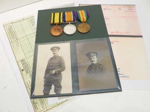 Scarce WW1 TFWM Trio to RAMC.