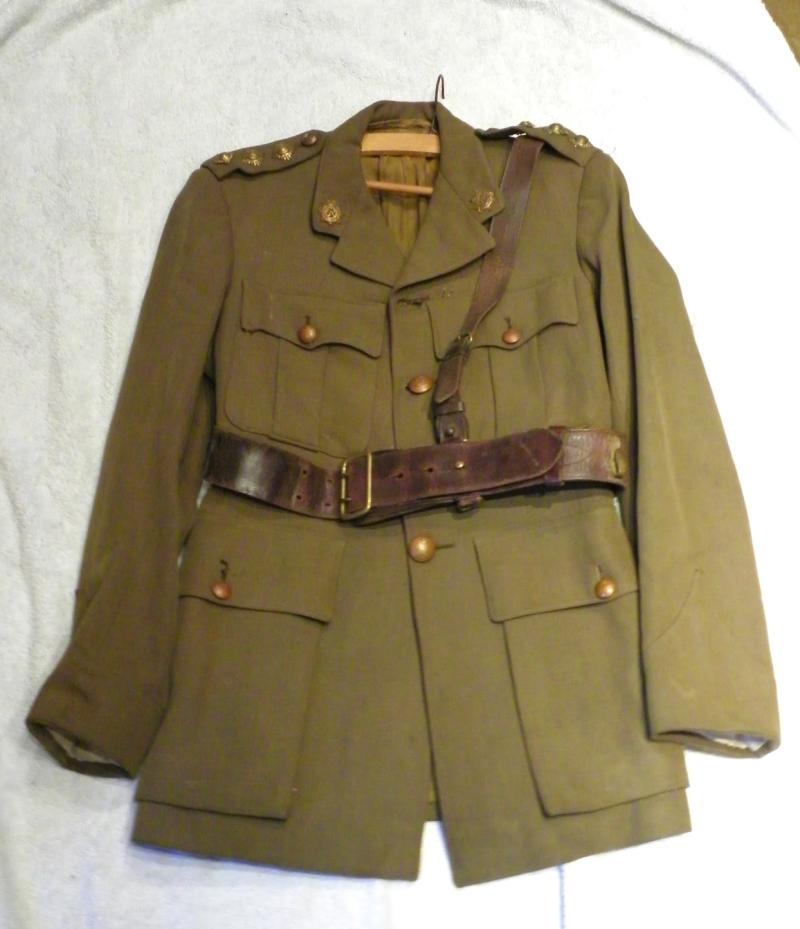 WW2 RASC Captain’s Tunic & SB Belt.