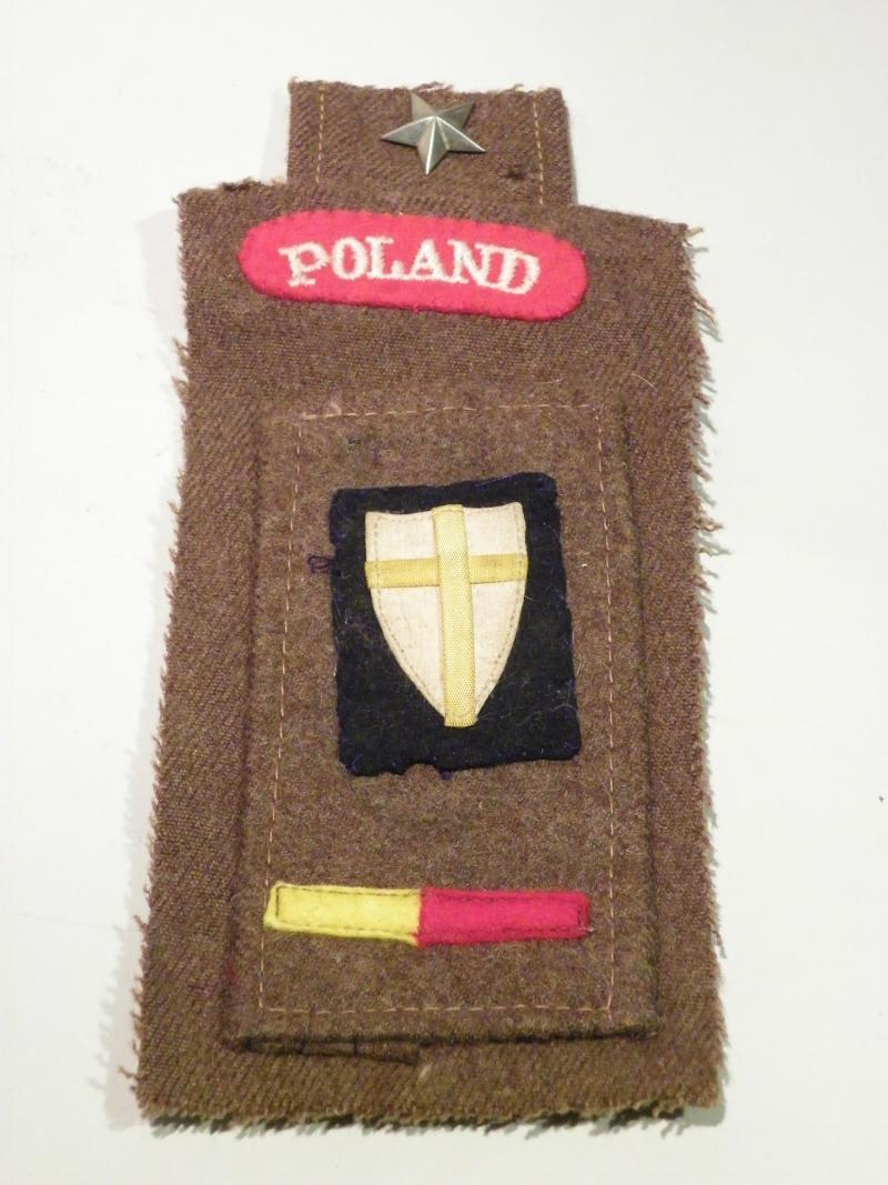WW2 Polish Army Sleeve Insignia.