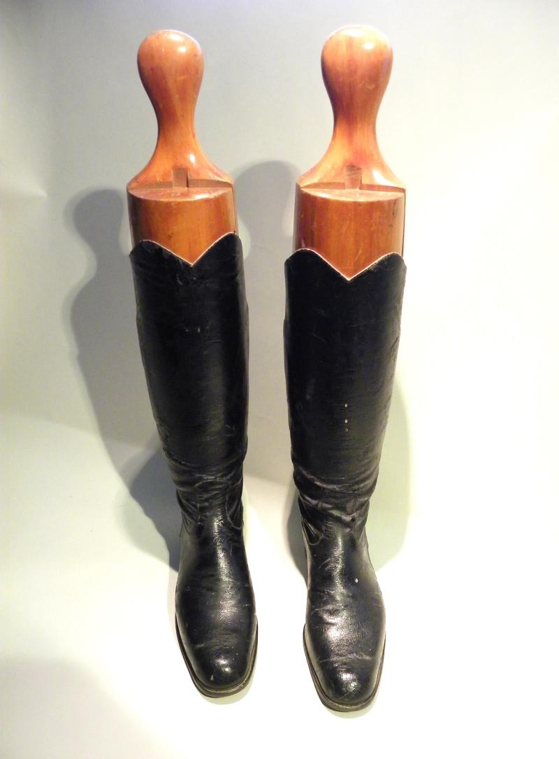Scarce 19th Century Cavalry Officers Wellington Boots.