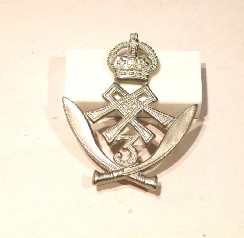3rd Queen Alexandra’s Own Gurkha Rifles Cap Badge.