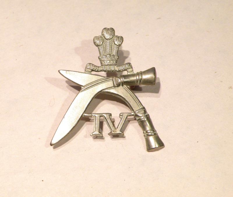 4th Prince of Wales Own Gurkha Rifles Cap Badge.