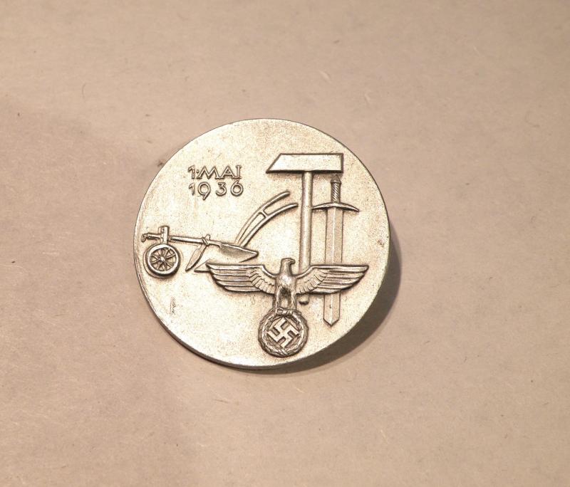 German 1936 May Day Badge.