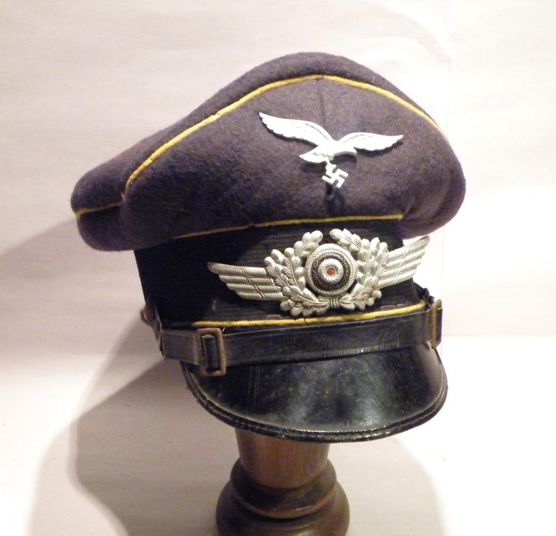 WW2 Era Luftwaffe NCO’s Visor Cap.