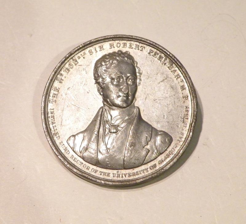 Sir Robert Peel, University of Glasgow 1837.