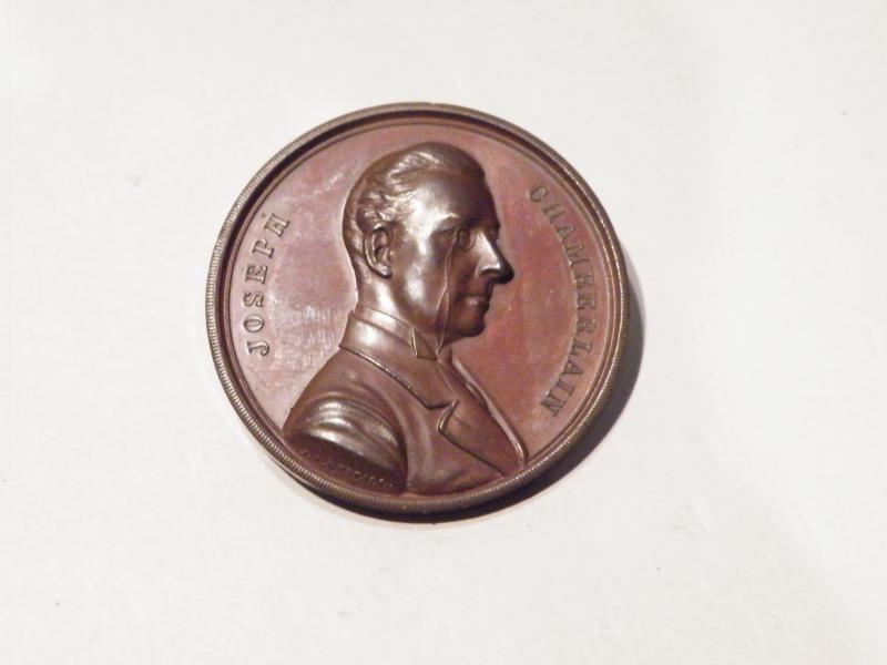 Post Boer War Medallion Chamberlin’s Visit to South Africa.