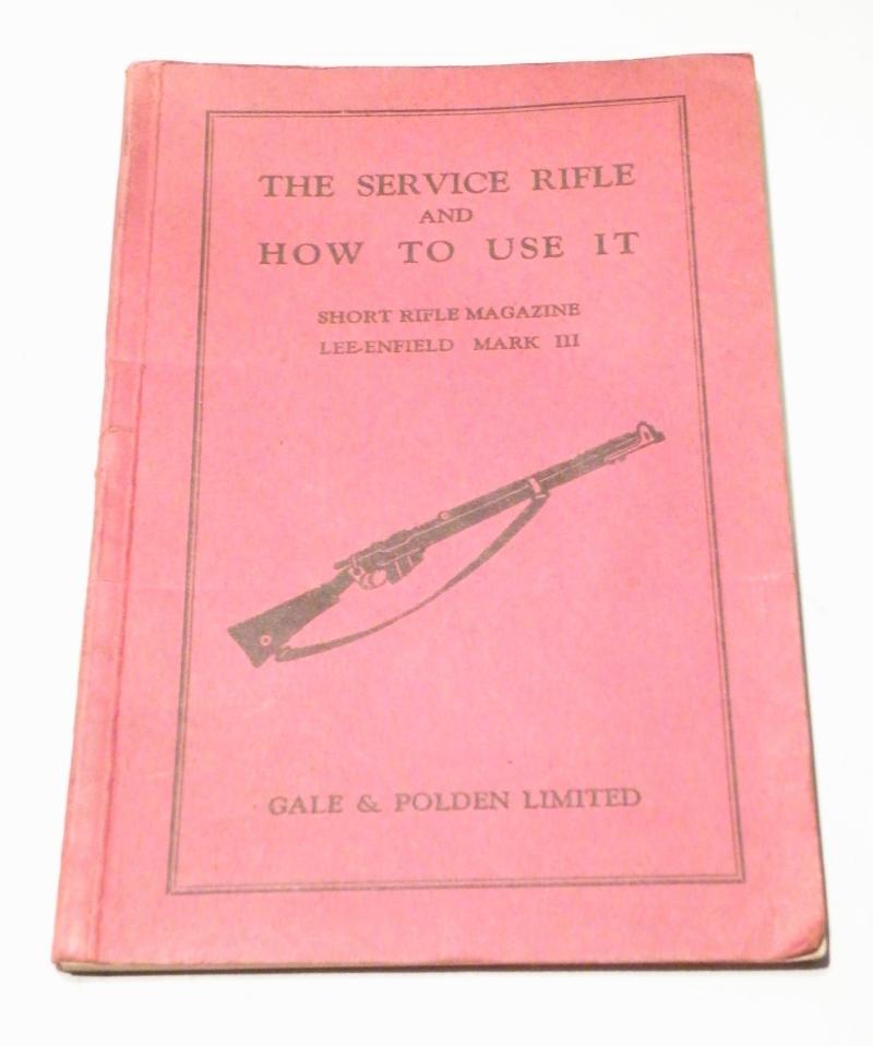 WW2 Era Booklet – Lee Enfield Mark III Service Rifle and How to use It