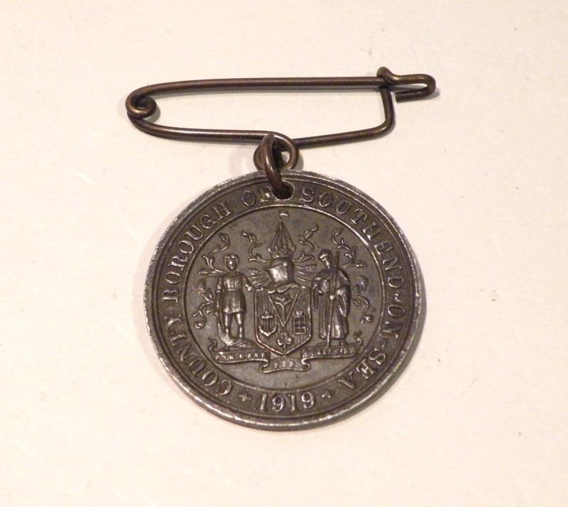 1919 County Borough of Southend -On-Sea Peace Medallion