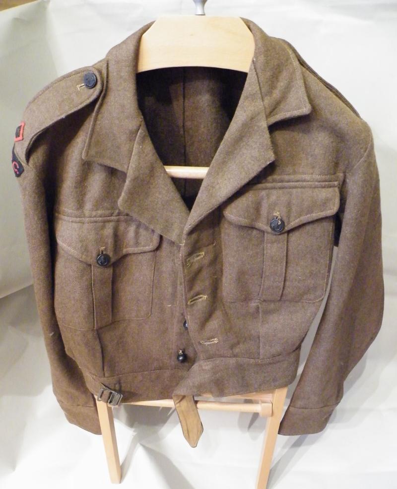 Post WW2 KRRC Officers Battle Dress.