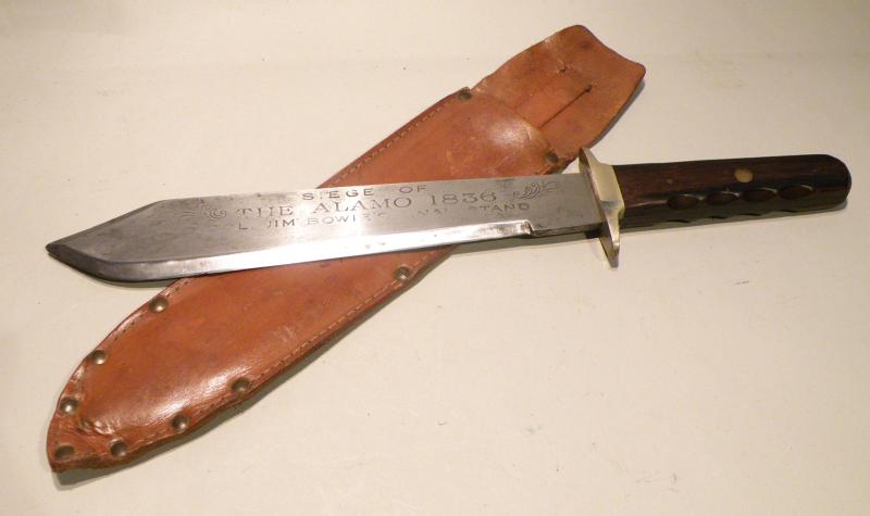 Vintage Siege of the Alamo / Jim Bowie Knife.