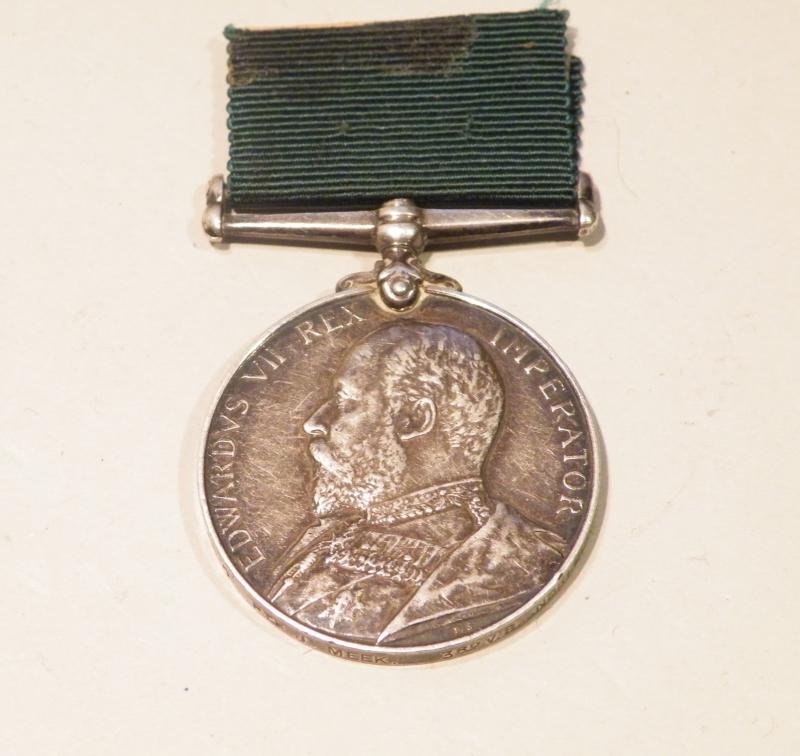 Edward VII Volunteer Force Long Service Medal 3rd Norfolk’s