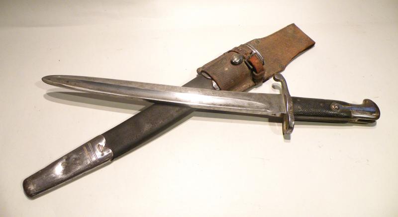 Unusual 1856 Sword Bayonet Shortened.
