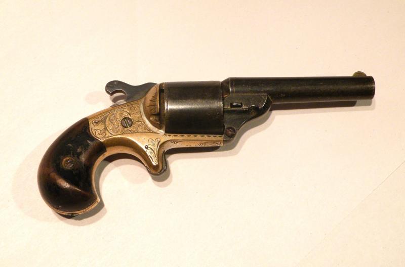 Scarce Moore’s Patent .32 Cal Teat-Fire Revolver.