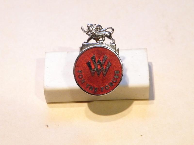 WW2 Women’s Voluntary War Worker for the Forces Enamelled Badge.