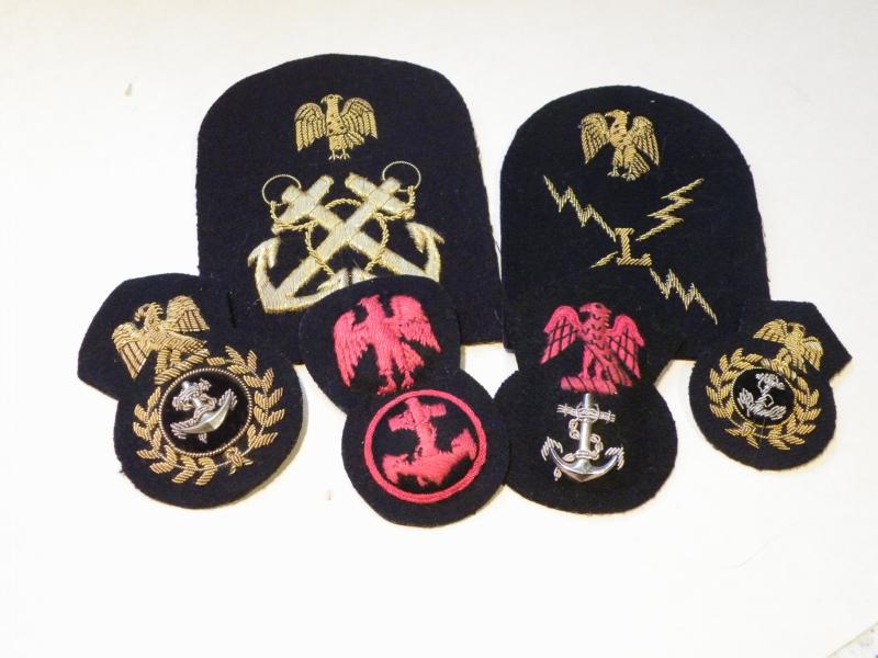 Various Nigerian Navy Insignia.
