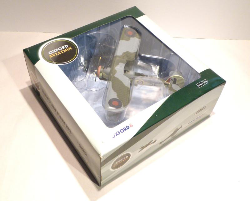 Oxford Front Line Fighters Model Biplane.