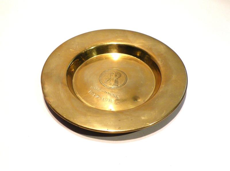 HMS Vimiera Brass Souvenir Dish 1917 – 1918.