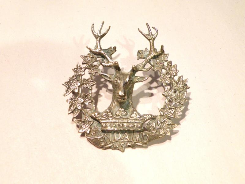 1930’s Gorden Highlanders Officers Glengarry Badge.