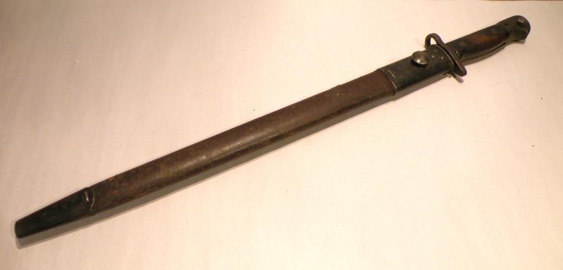 WW1 British 1907 Mk1 SMLE Bayonet by Sanderson.