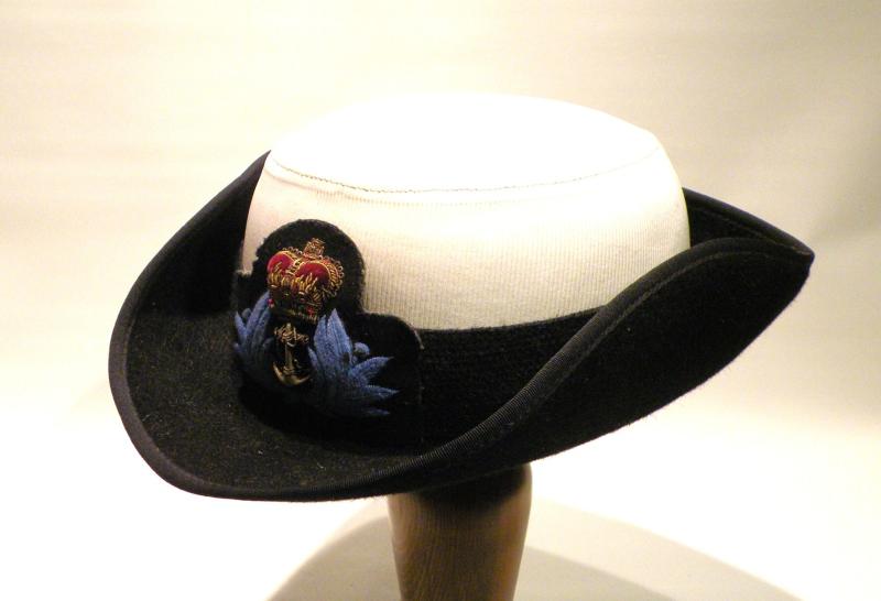 Vintage W.R.N.S Officer’s Tricorn Cap