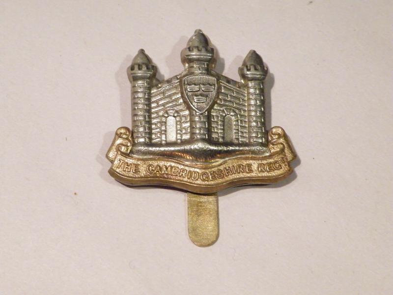 Cambridgeshire Regiment (territorial) Cap Badge
