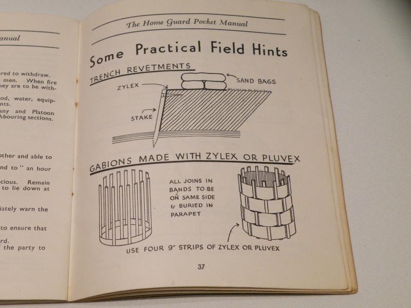 WW2 Era Dated 1940 Home Guard Pocket Manual – Weapon Training
