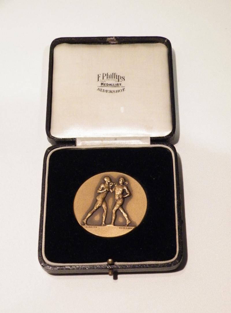 Hampshire Regiment Boxing Medallion.