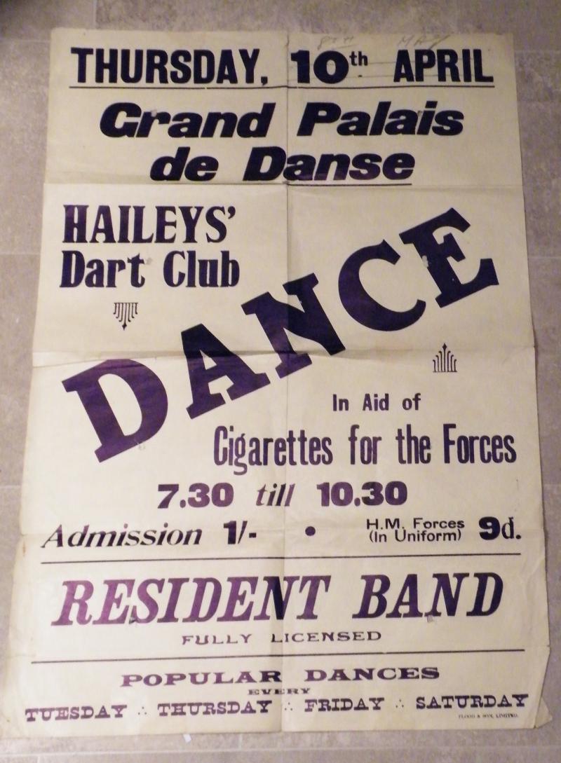Scarce WW2 Era Cigarettes for the Forces Dance -Hailey’s Dart Club