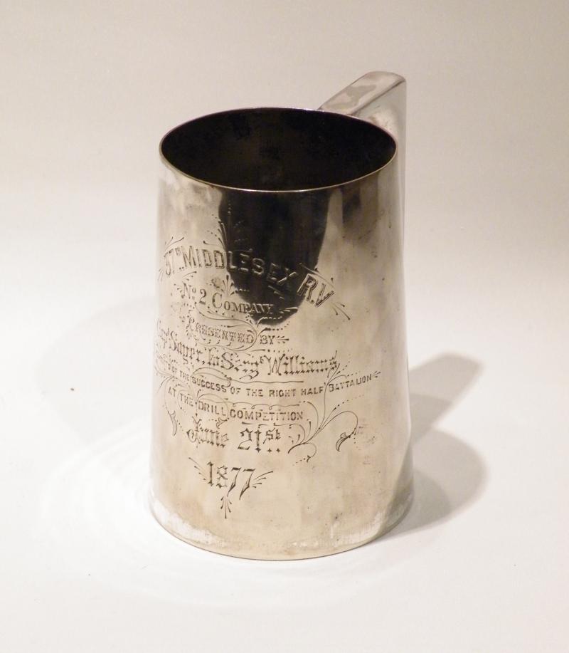 Victorian Bloomsbury Rifles Drill Trophy 1877.