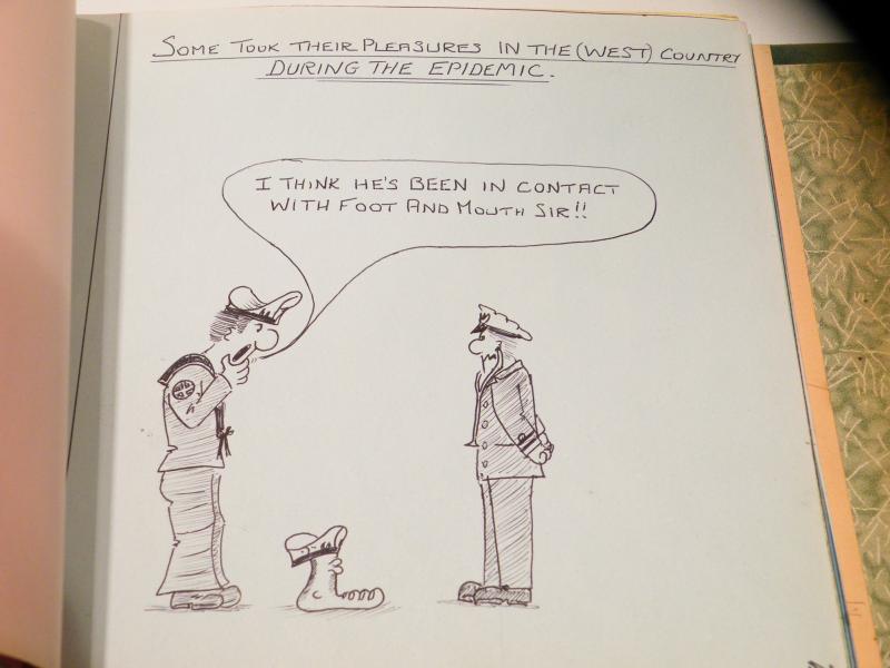 Unique Serving Naval Mans Folio of Comedy Sketches 1966-68