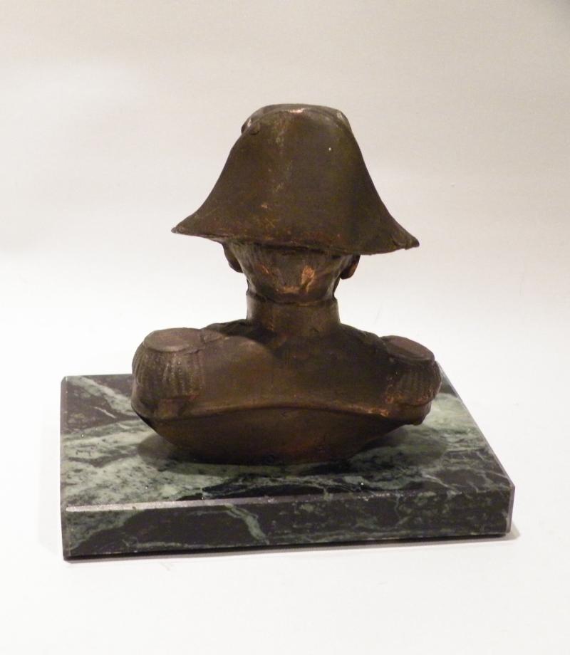 Antique Bronzed Bust of Napoleon on Marble Base