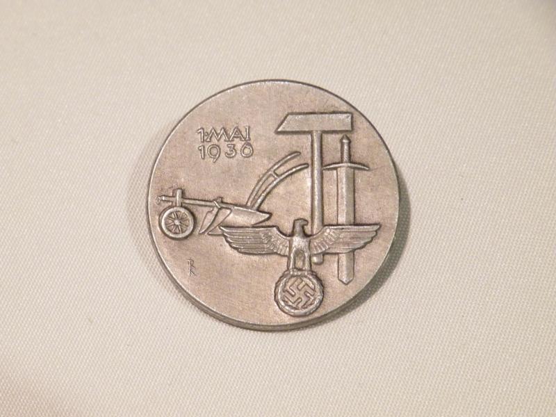 1936 German May Day Badge.