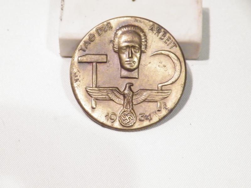 German 1934 May Day Badge.