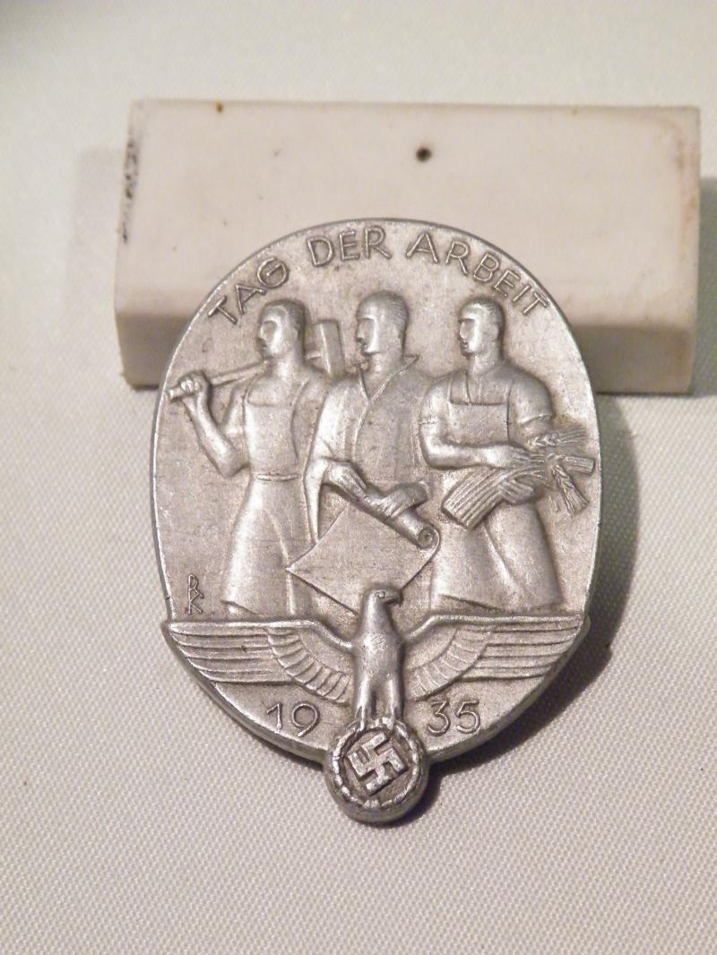 1935 German Workers May Day Badge.