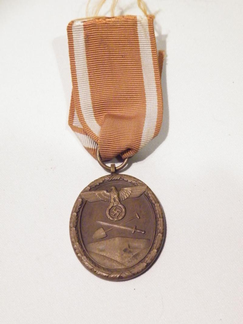 WW2 Era West Wall Medal,