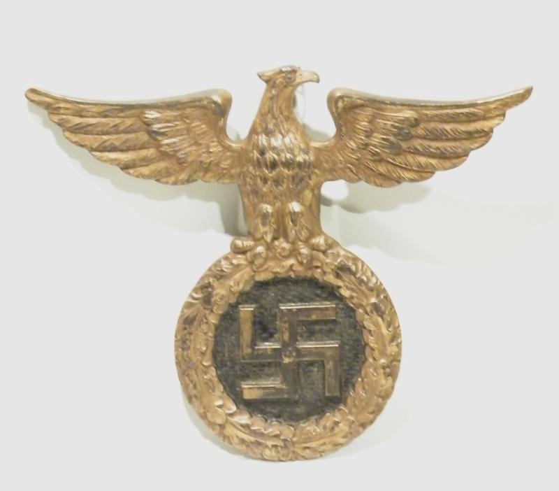 Rare Early Bronze NSDAP Desk Eagle.