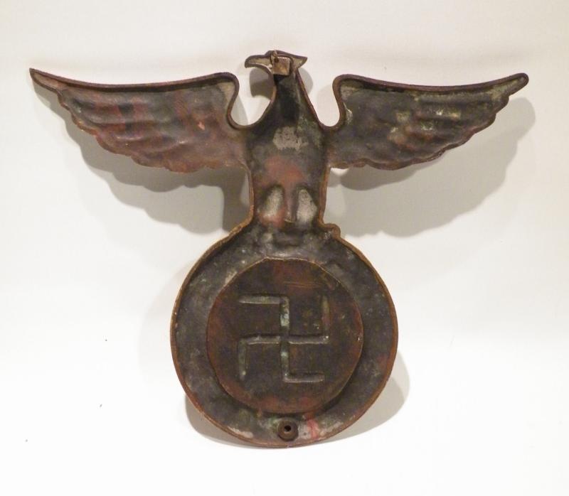 Rare Early Bronze NSDAP Desk Eagle.