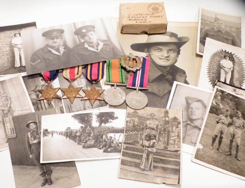 WW2 Group to Frank Ormerod – Chindit.